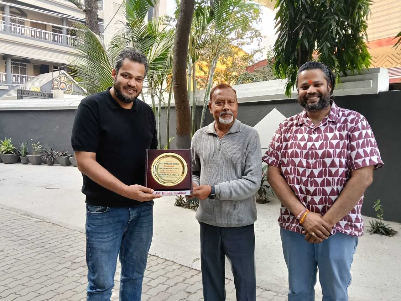 छात्रों को रोड सेफ्टी की दी जानकारी