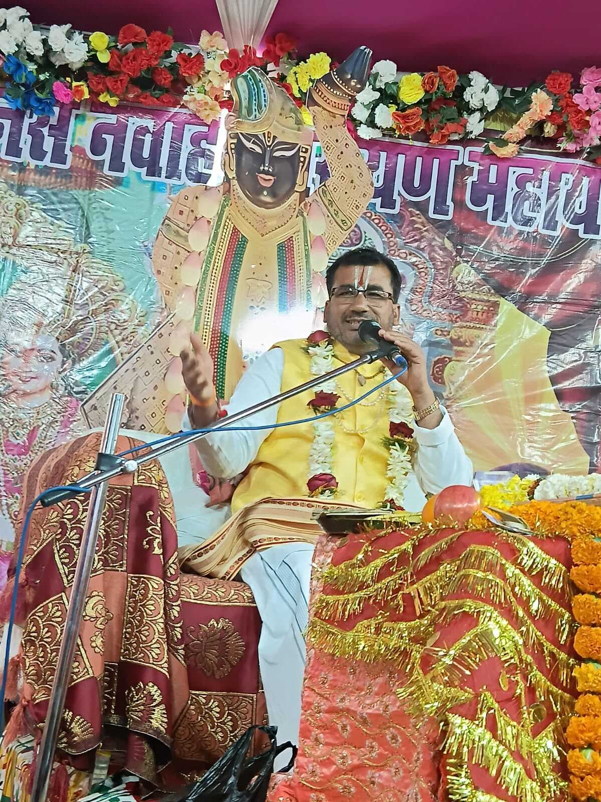 परशुराम-लक्ष्मण संवाद का प्रसंग सुनकर भाव विभोर हुए श्रोता