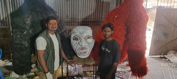 महाशिवरात्रि :  झांकी में चलता-फिरता जंगली गोरिल्ला व तात्या बिच्छू का रहेगा आकर्षण