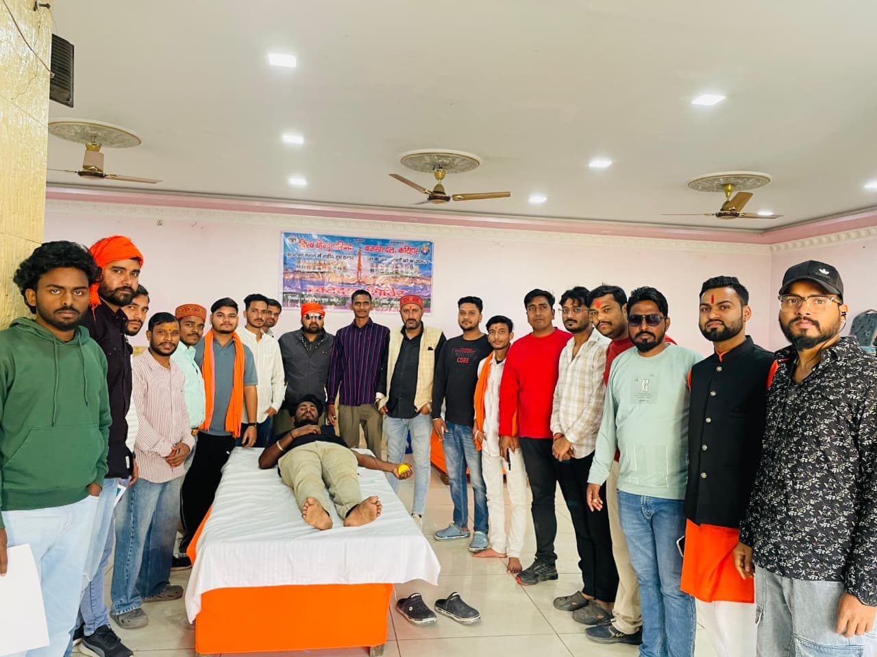 पुलवामा शहीदों की स्मृति में मेगा रक्तदान शिविर का आयोजन