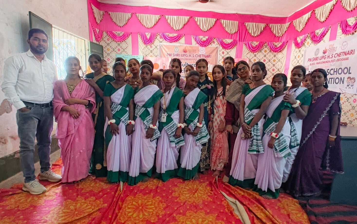 कल्चरल एक्सचेंज कार्यक्रम में बच्चों ने बिखेरे बहुरंगी संस्कृति के रंग