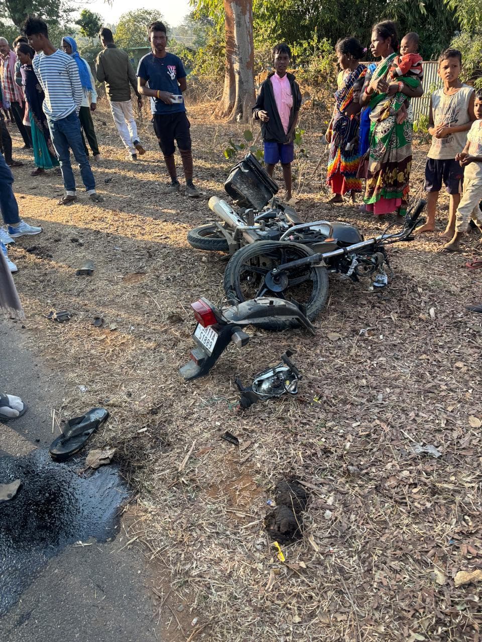 Giridih News :दुर्घटना में बाइक सावर युवक की मौत