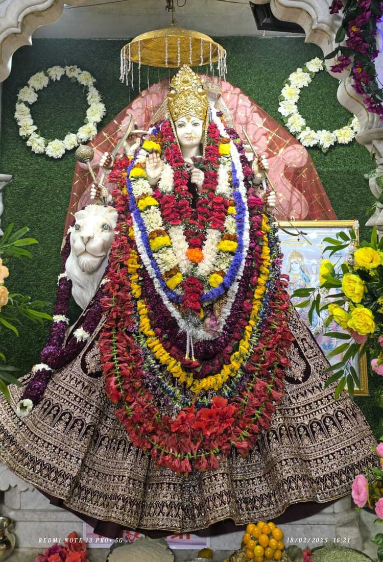 बड़ी दुर्गा स्थान में नवदुर्गा माता का 7वीं वर्षगांठ 18 को