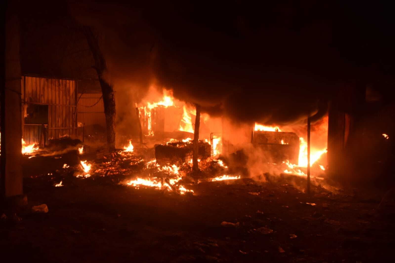 Dhanbad News: स्टील गेट सब्जी मार्केट में लगी भीषण आग, दर्जन भर दुकानें खाक