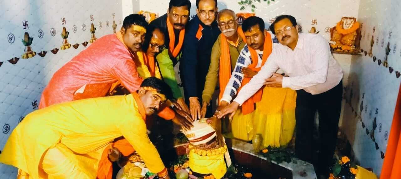 शिवालय में तीन दिवसीय शिवलिंग स्थापना आयोजन संपन्न