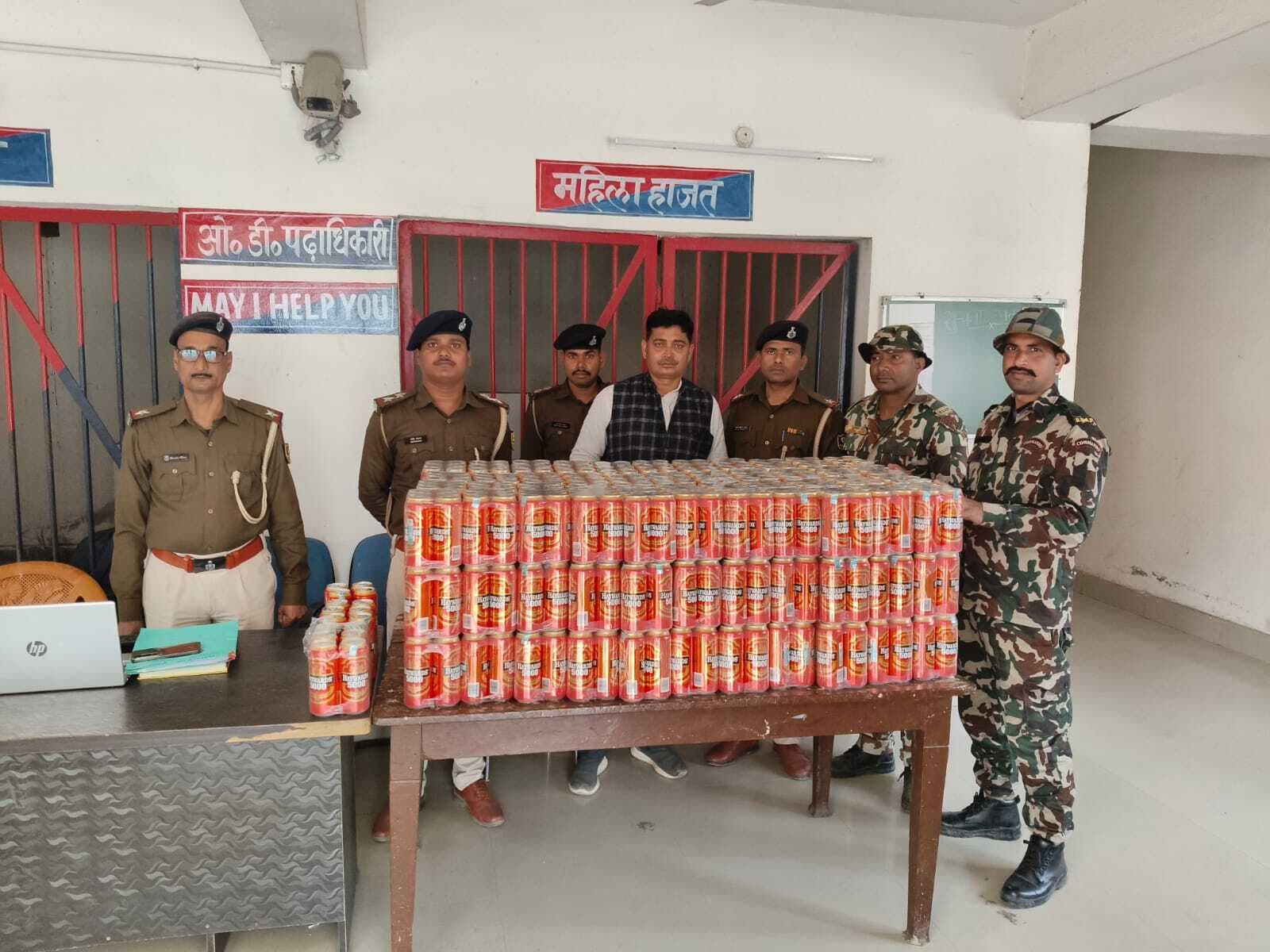 404 लीटर विदेशी शराब बरामद, तीन तस्कर गिरफ्तार