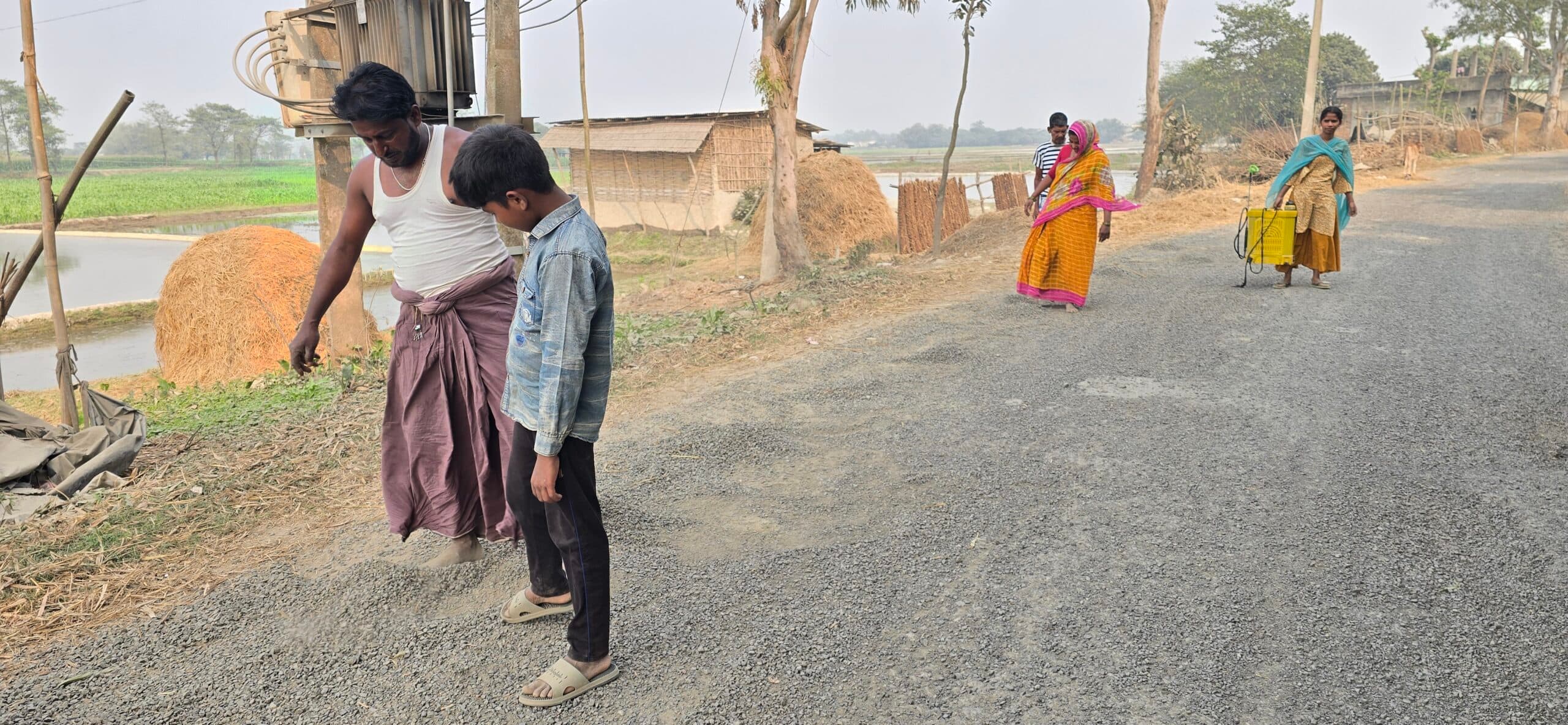 19.890 किलोमीटर सड़क निर्माण कार्य में अनियमितता, जांच की मांग