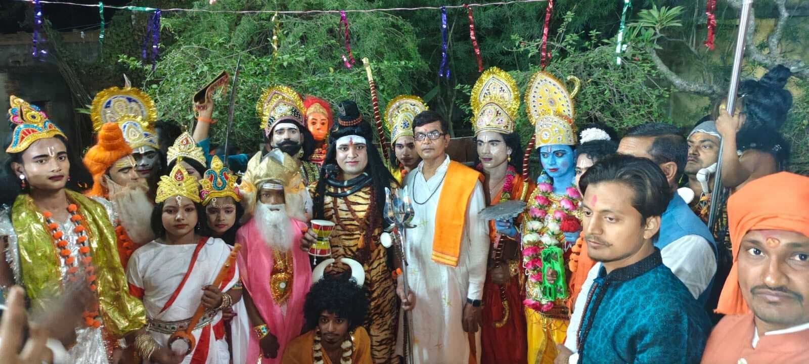 चकाई में देवता, ऋषि-मुनि, भूत-प्रेत व शिवगण बने बाराती