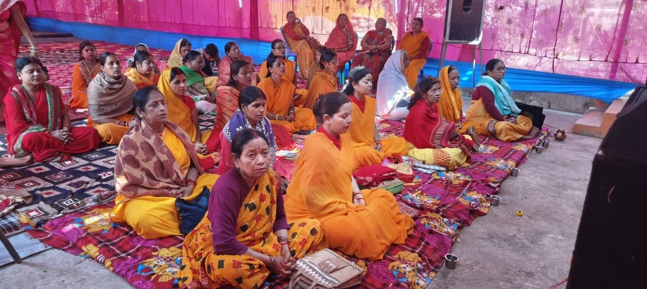 गायत्री ज्ञान मंदिर में अखंड जाप का अनुष्ठान शुरू