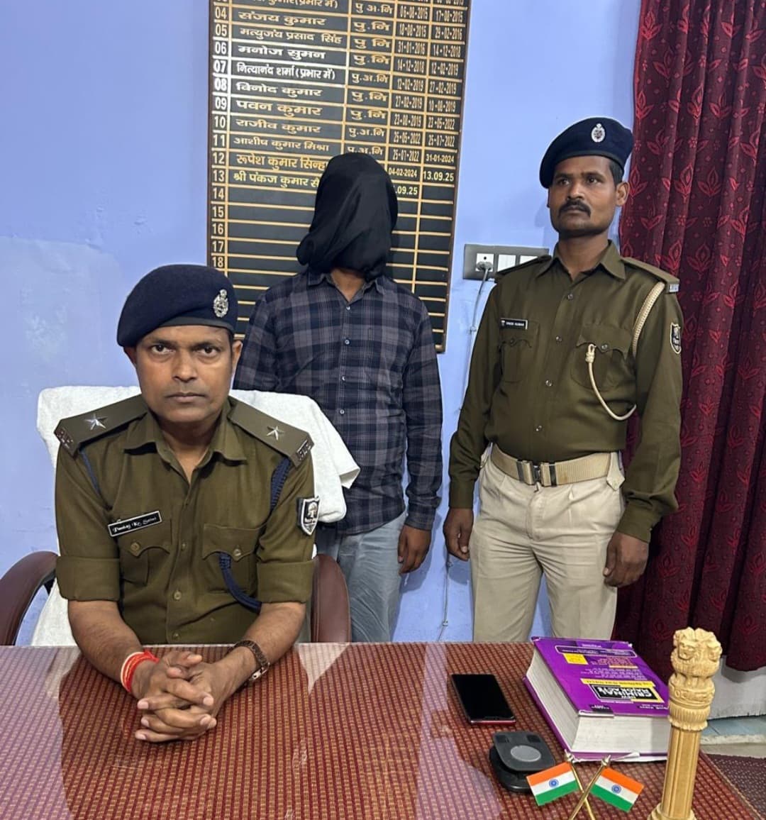 नाबालिग छात्रा से दुष्कर्म मामले में आरोपित गिरफ्तार