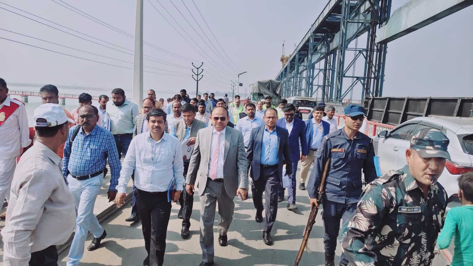 कोसी-मेची लिंक परियोजना का प्रधान सचिव ने किया निरीक्षण, दिये कई निर्देश