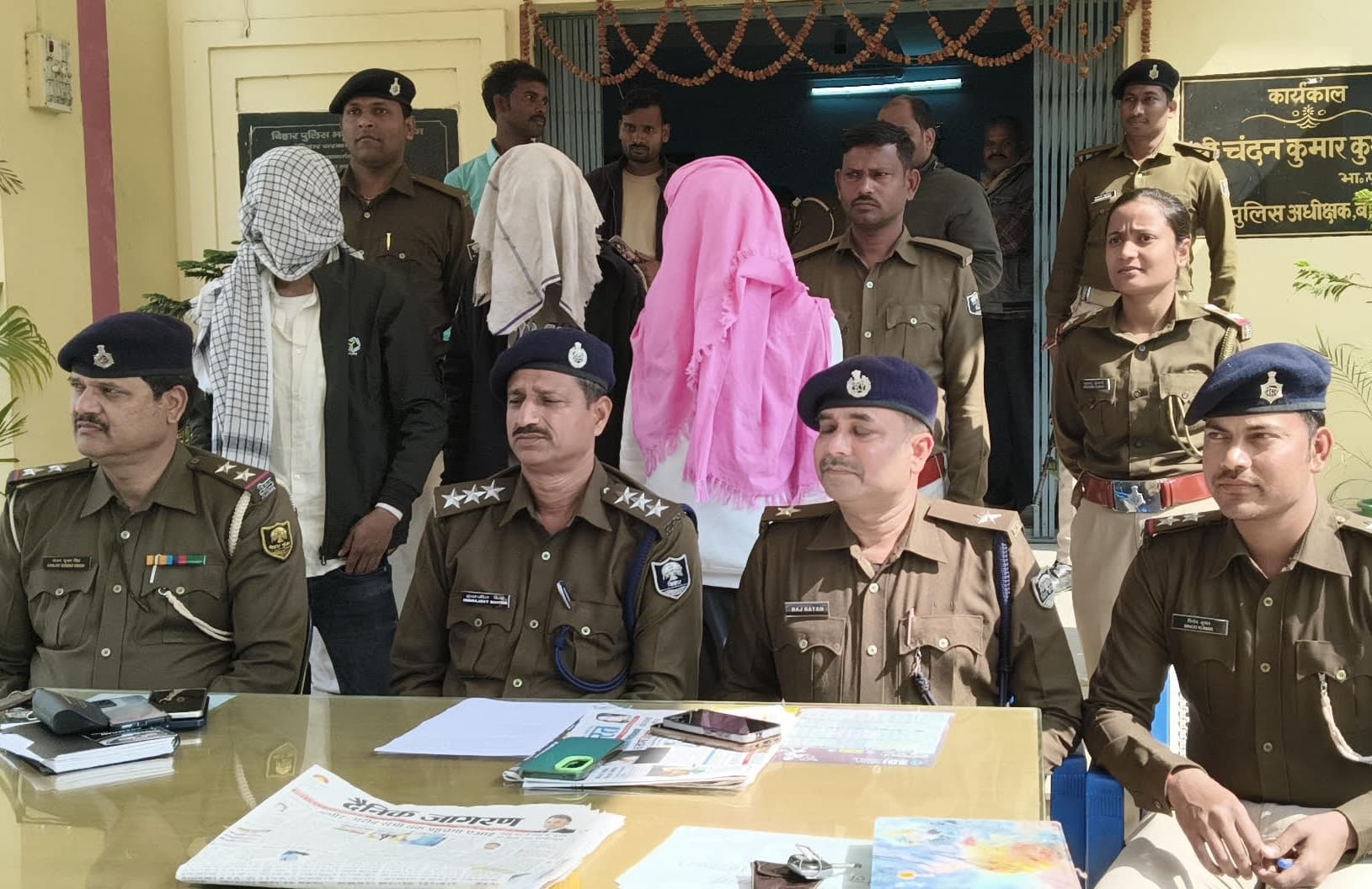 13.3 ग्राम ब्राउन शुगर के साथ तीन तस्कर गिरफ्तार