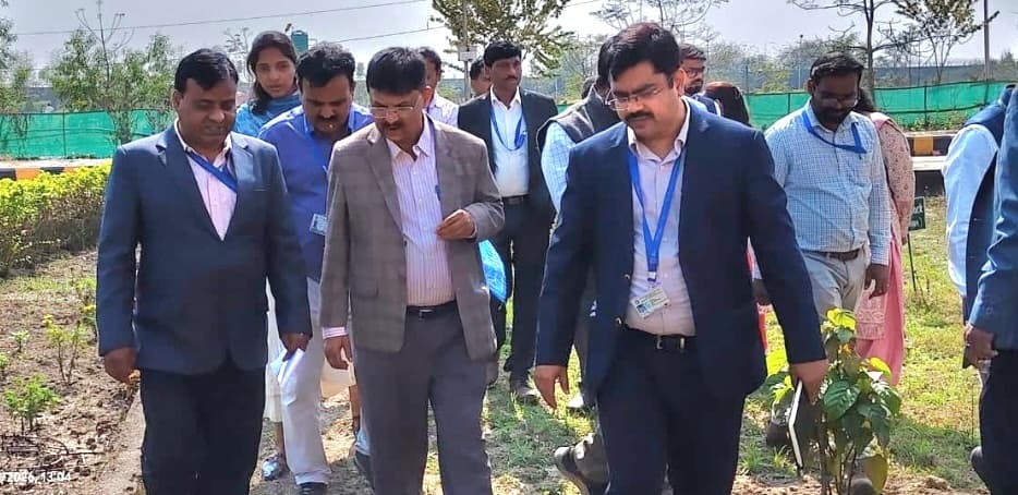 कृषि महाविद्यालय के निरीक्षण के लिए पहुंची केंद्रीय टीम