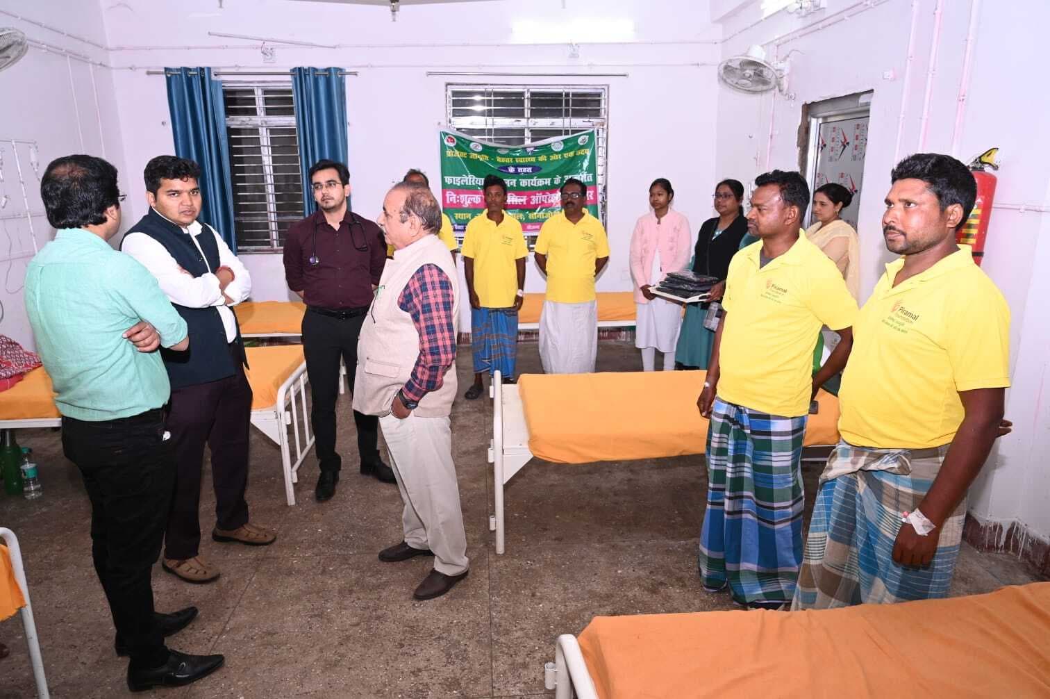 हाइड्रोसिल ऑपरेशन शिविर में सात मरीजों को मिली राहत