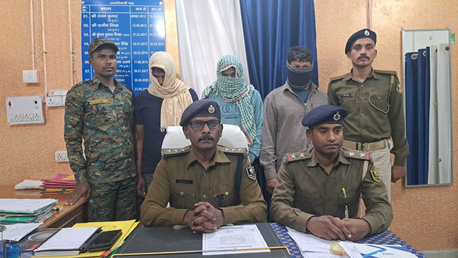 बनरघट्टा पहाड़ी पर तीन मिनीगन फैक्टरी का पर्दाफाश, तीन कारीगर व तस्कर गिरफ्तार