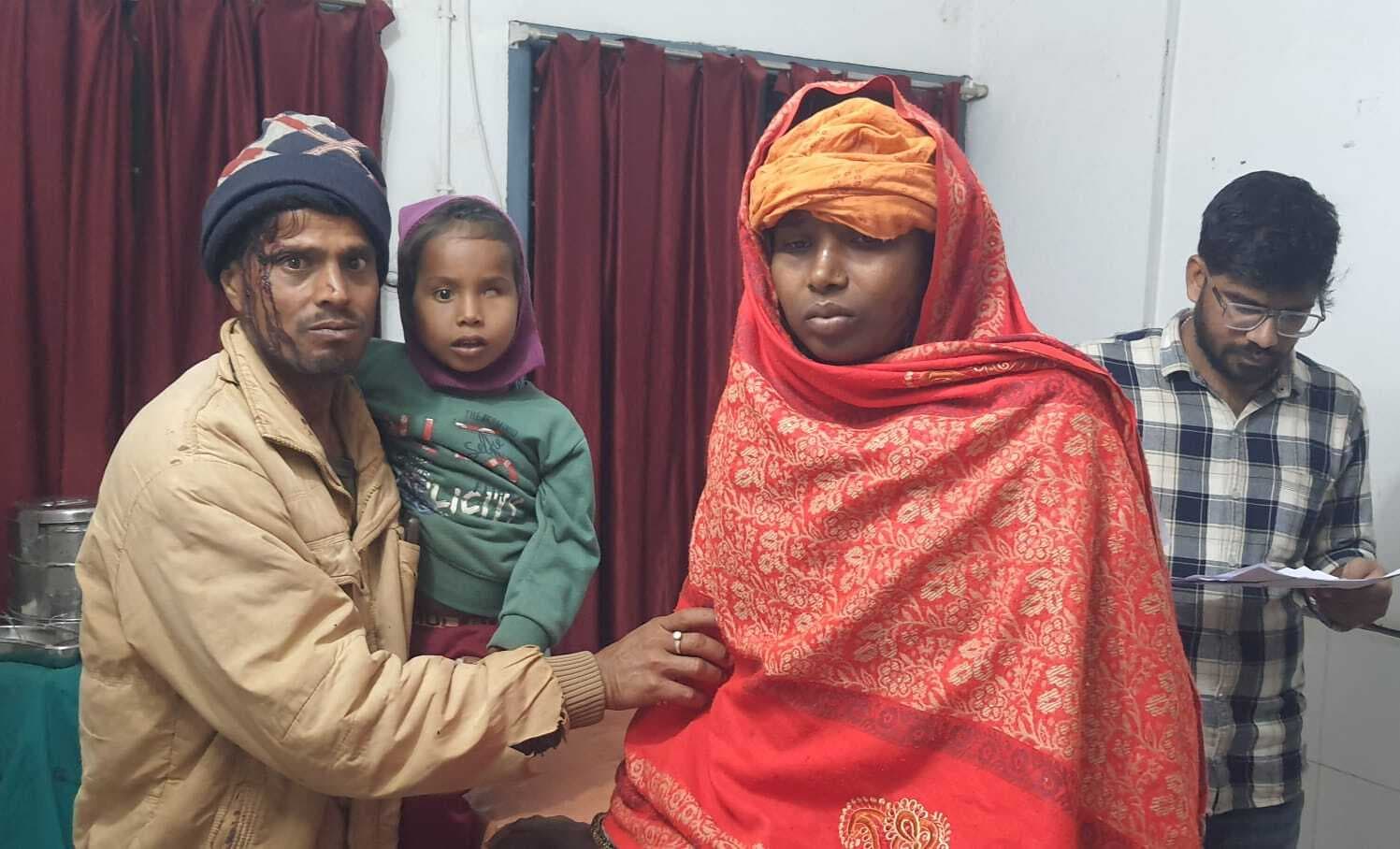 खेत में मवेशी घुसाने का विरोध करने पर दंपति के साथ की मारपीट