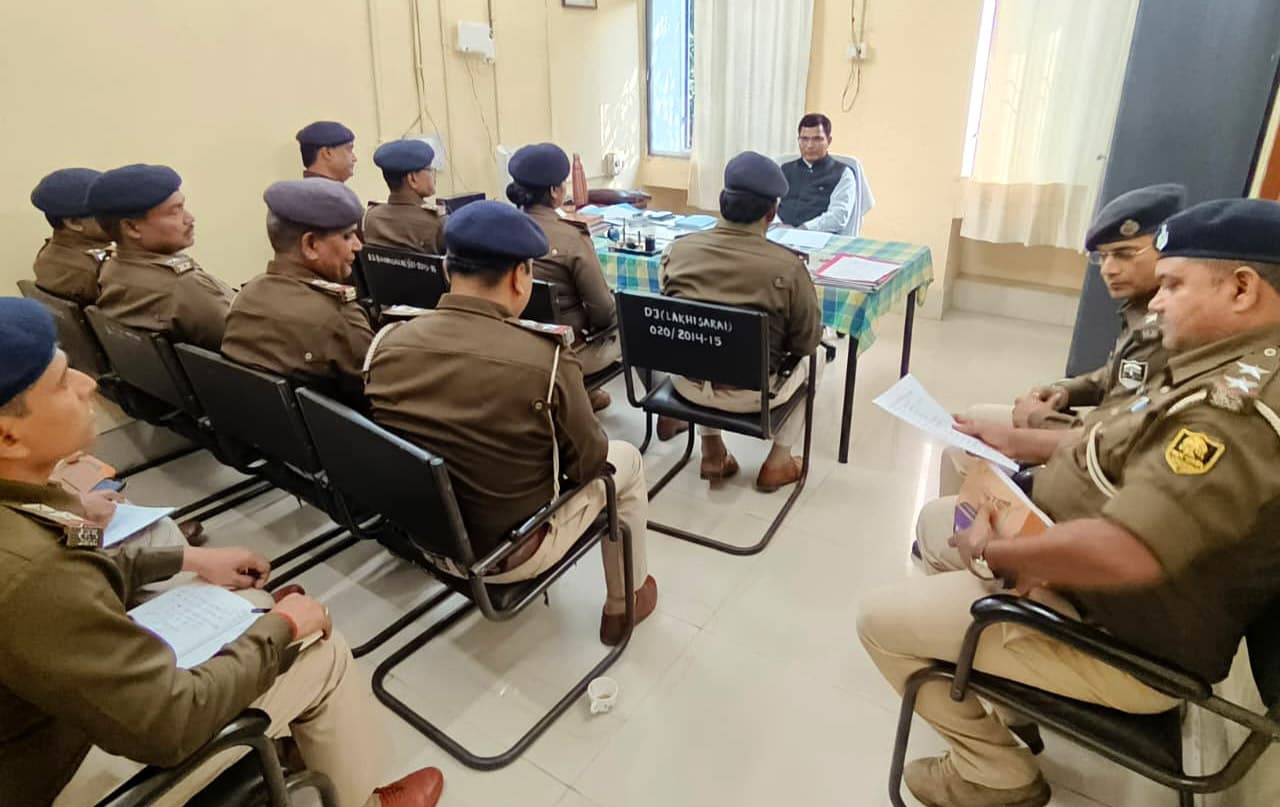 डालसा सचिव ने की पुलिस पदाधिकारियों के साथ बैठक