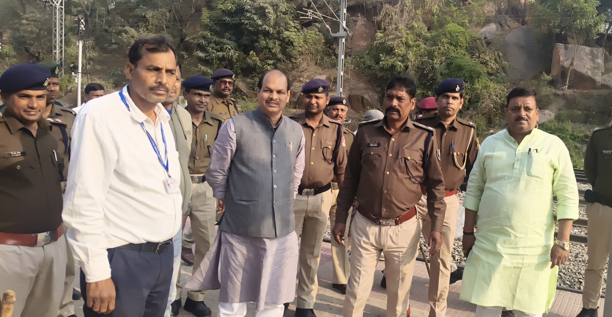 अभयपुर में जल्द शुरू होगा नया रेल थाना, एसपी ने लिया जायजा