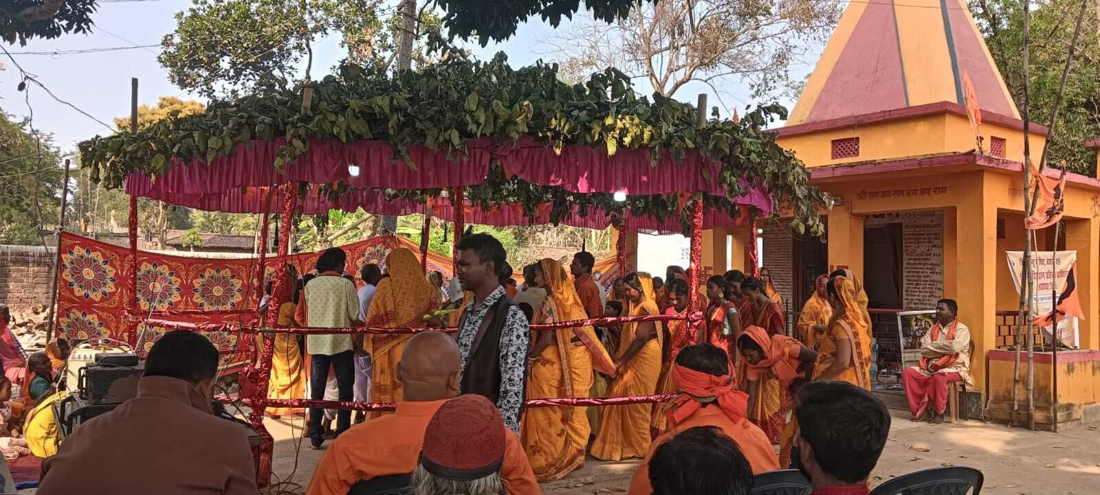 श्रद्धा के साथ मना हनुमान मंदिर का वार्षिकोत्सव