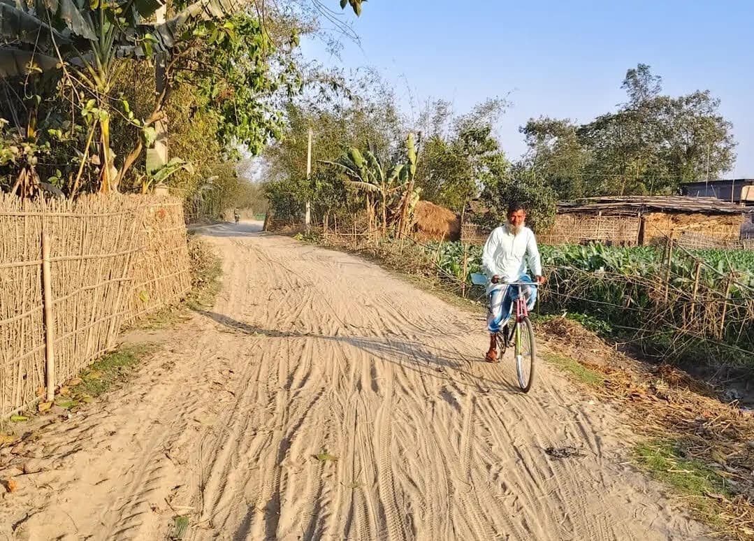 पक्की सड़क गांजाबाड़ी के लोगों के लिए बना सपना, प्रशासन उदासीन