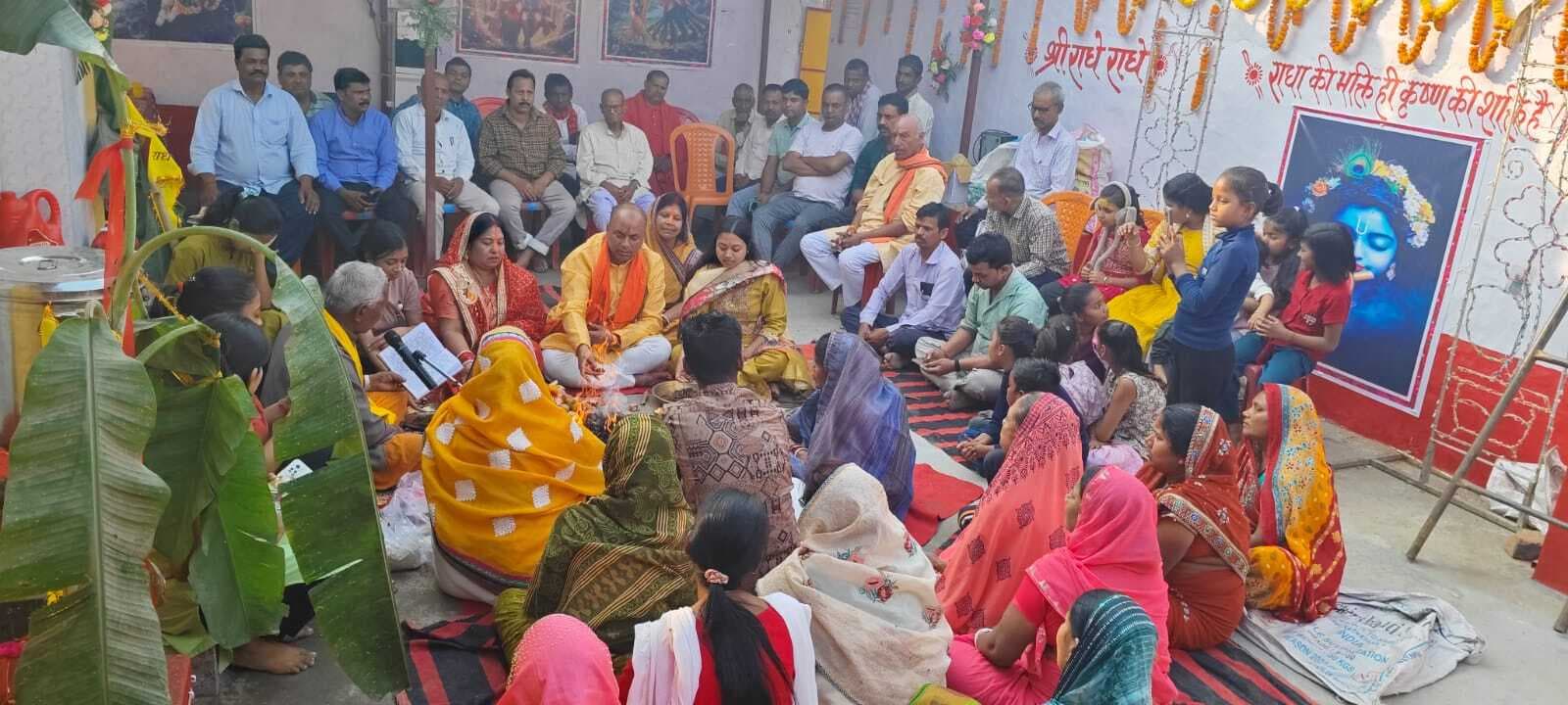 हवन-पूजन के साथ प्राण प्रतिष्ठा महोत्सव संपन्न