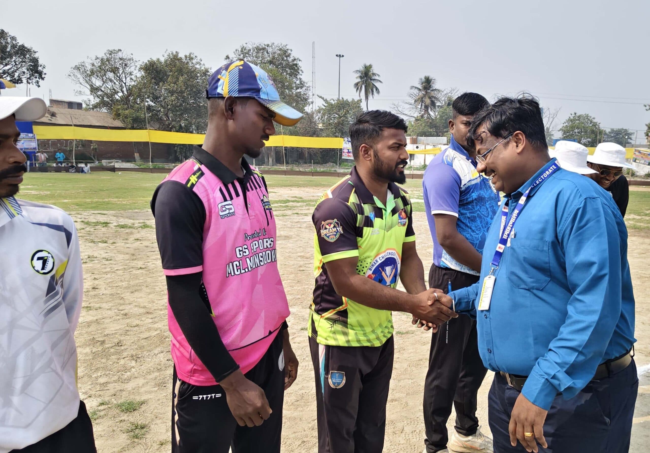 चौथे लीग मैच में बनमनखी ने पूर्णिया की टीम को सात विकेट से किया पराजित