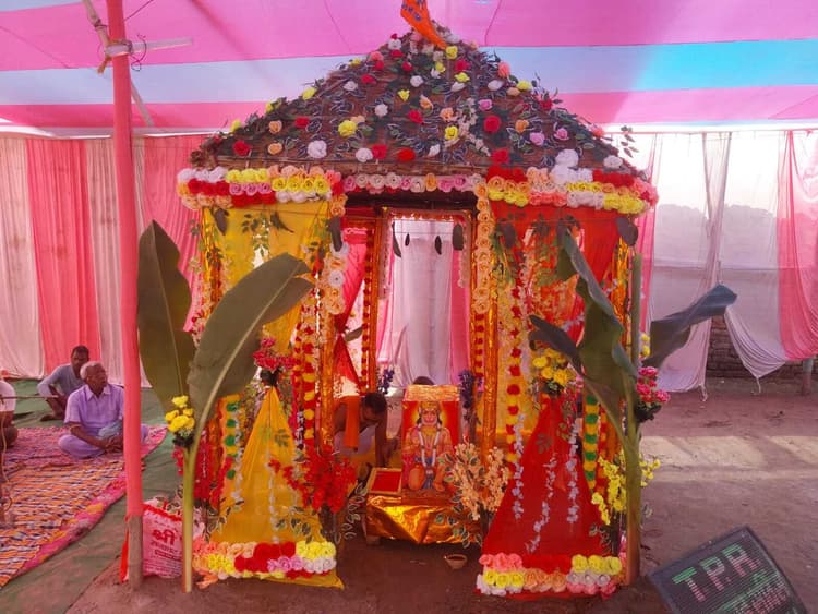 48 घंटे के अखंड रामधुनी का आयोजन शुरू