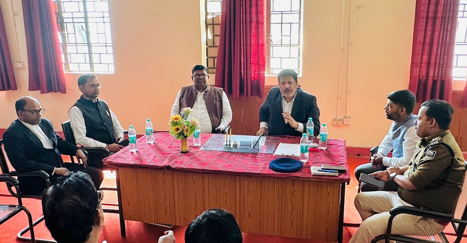 लोक अदालत को लेकर हुई बैठक