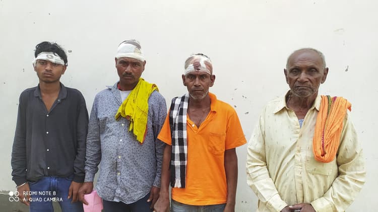 मारपीट में आधा दर्जन लोग घायल