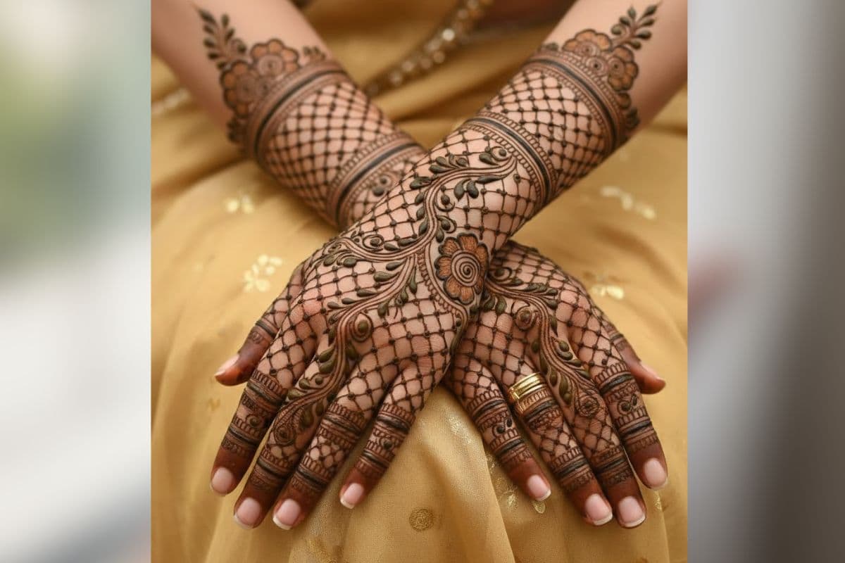 full hand mehndi design