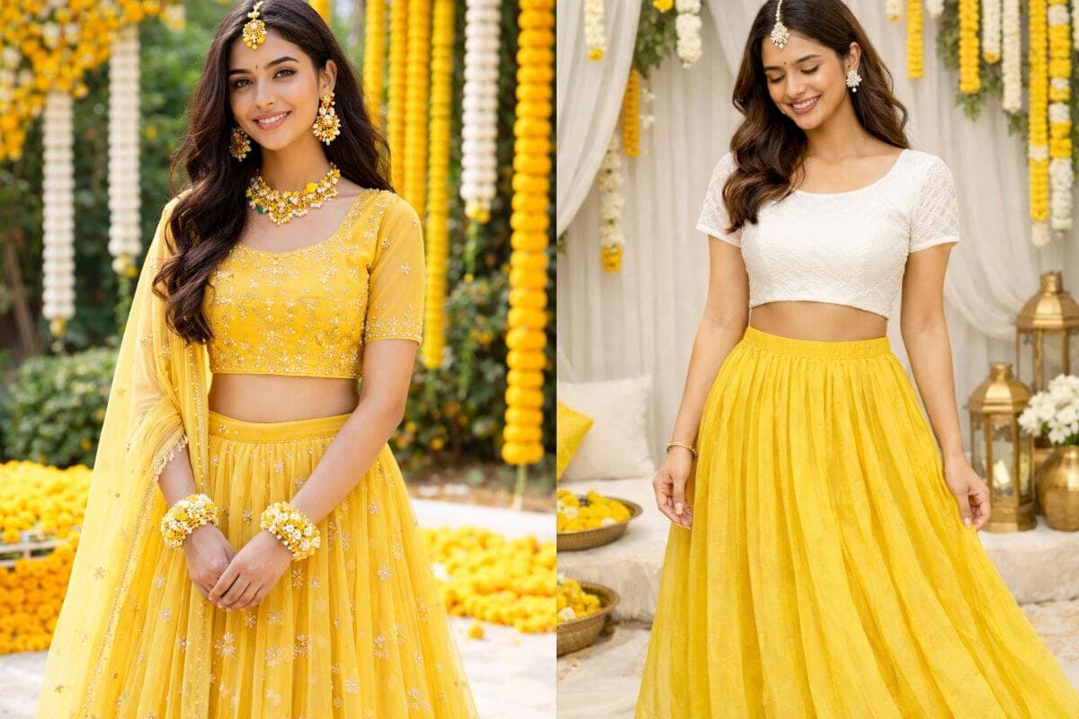 haldi outfit ideas