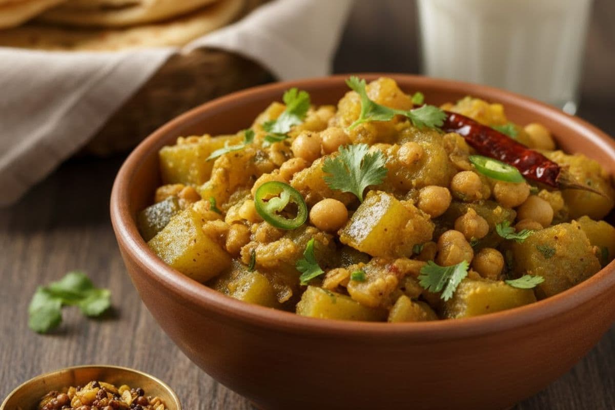 मिनटों में बनाइए स्वादिष्ट लौकी चना दाल की सब्जी, नोट कर लीजिए रेसिपी 