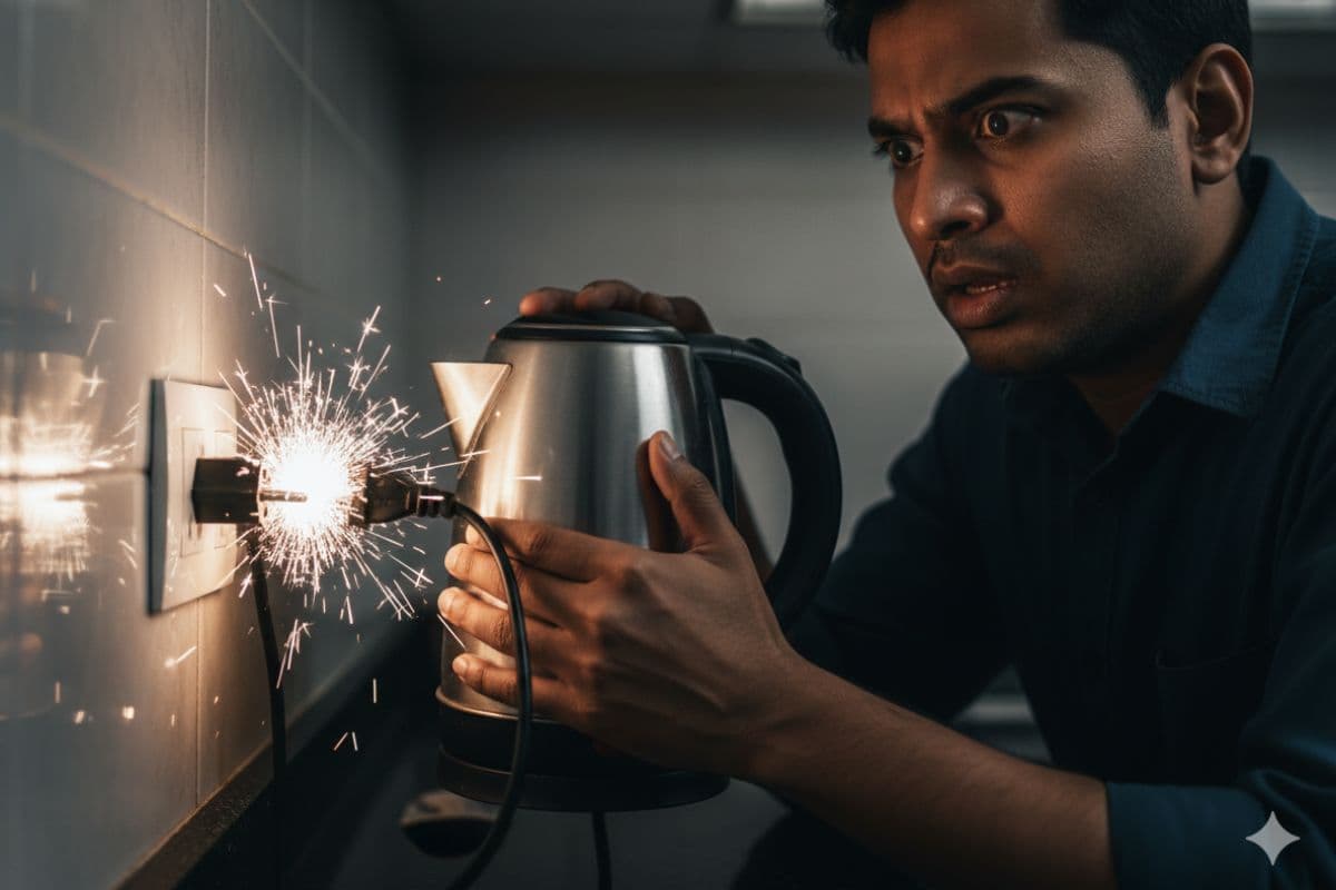 सॉकेट में प्लग लगाते ही क्यों निकलती है चिंगारी? जानिए कब बन सकती है बड़ी खतरे की वजह