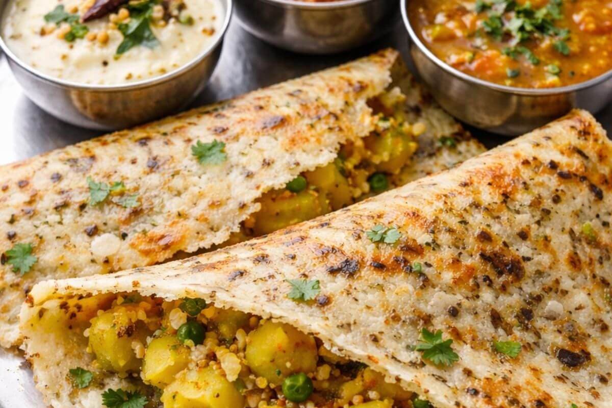 rava masala dosa