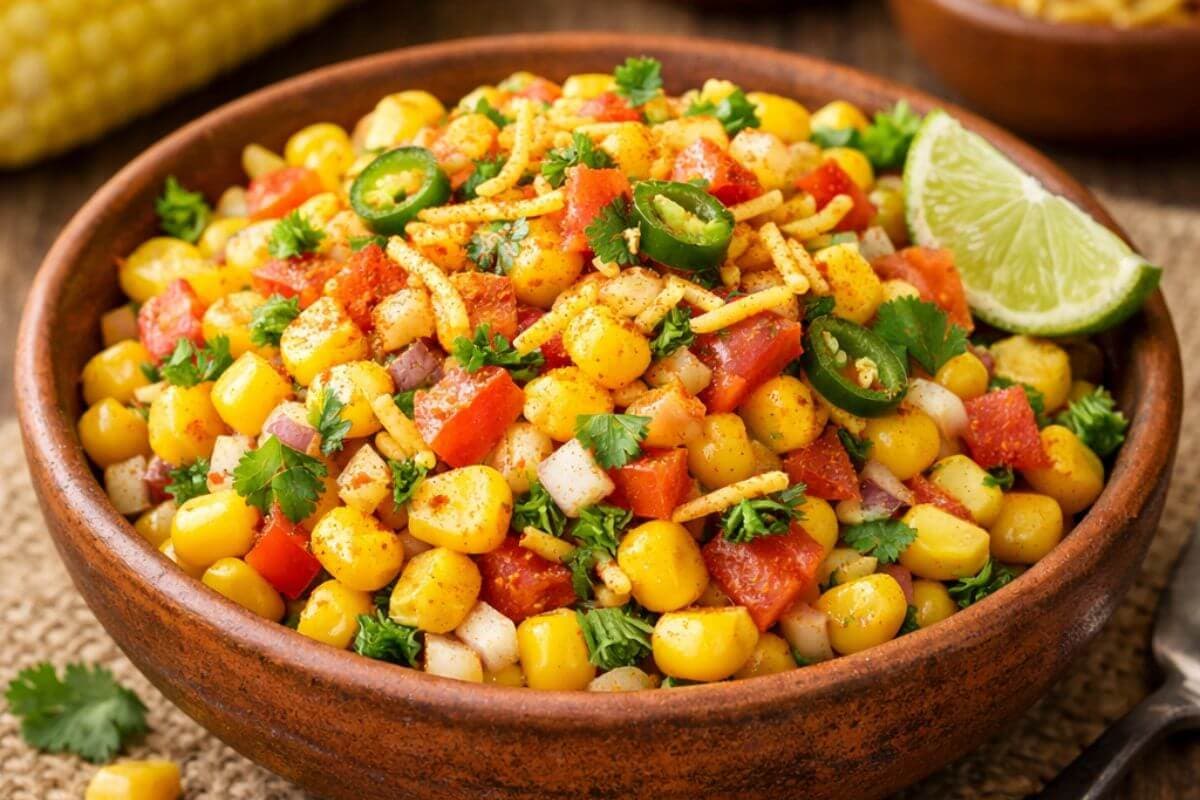 Sweet Corn Chaat: घर पर आसानी से बनाएं ये टेस्टी और चटपटा स्वीट कॉर्न चाट, स्वाद चखते ही चेहरे पर आ जाएगी मुस्कान