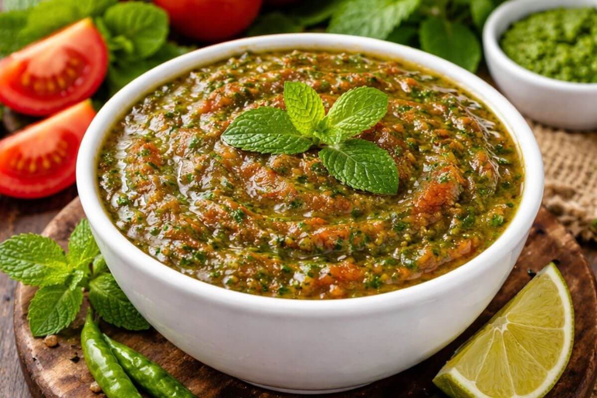 कम समय में घर पर ऐसे बनाएं टमाटर पुदीना की लाजवाब चटनी
