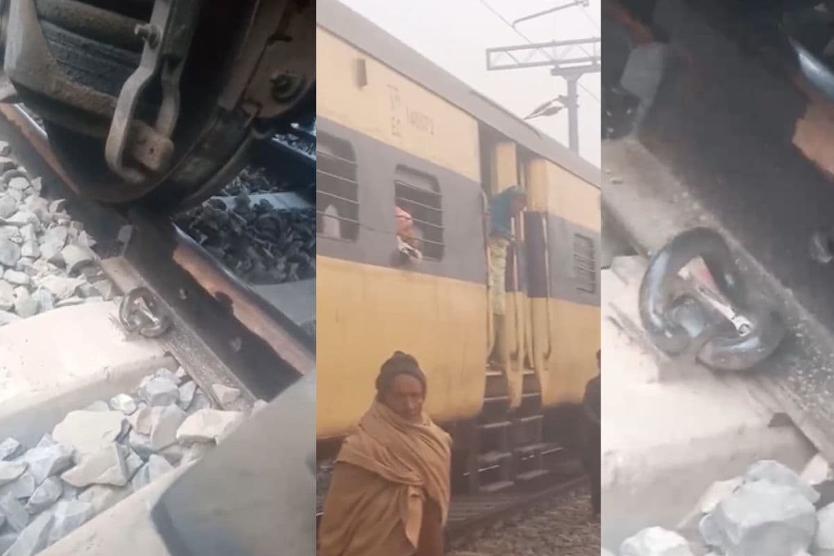 मुजफ्फरपुर गोरखपुर रेल रूट पर टला बड़ा हादसा, यात्रियों के बीच मची अफरा-तफरी