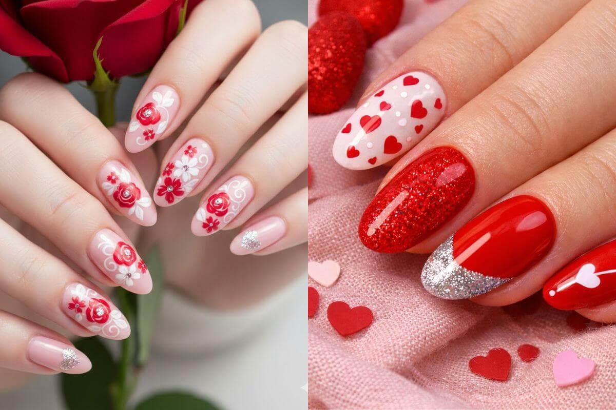 वैलेंटाइन डे पर इन आकर्षक नेल आर्ट डिजाइन को करें ट्राई