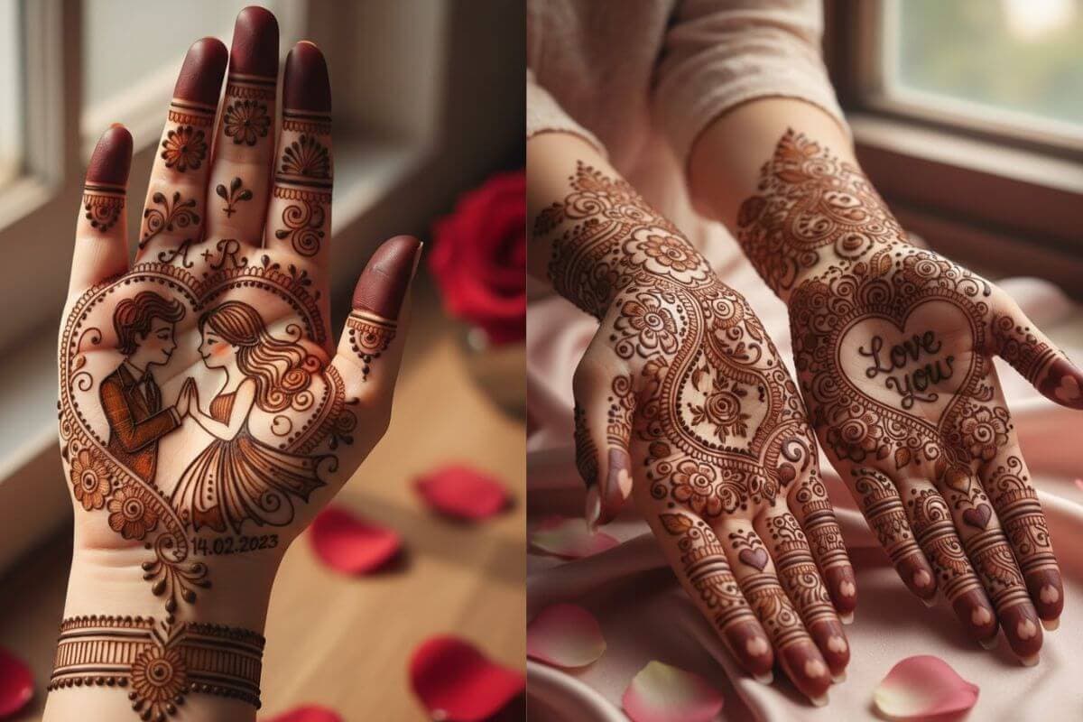 Mehndi Design For Valentine's Day: वैलेंटाइन डे को बनाएं यादगार, हाथों में लगाएं ये मेहंदी डिजाइन