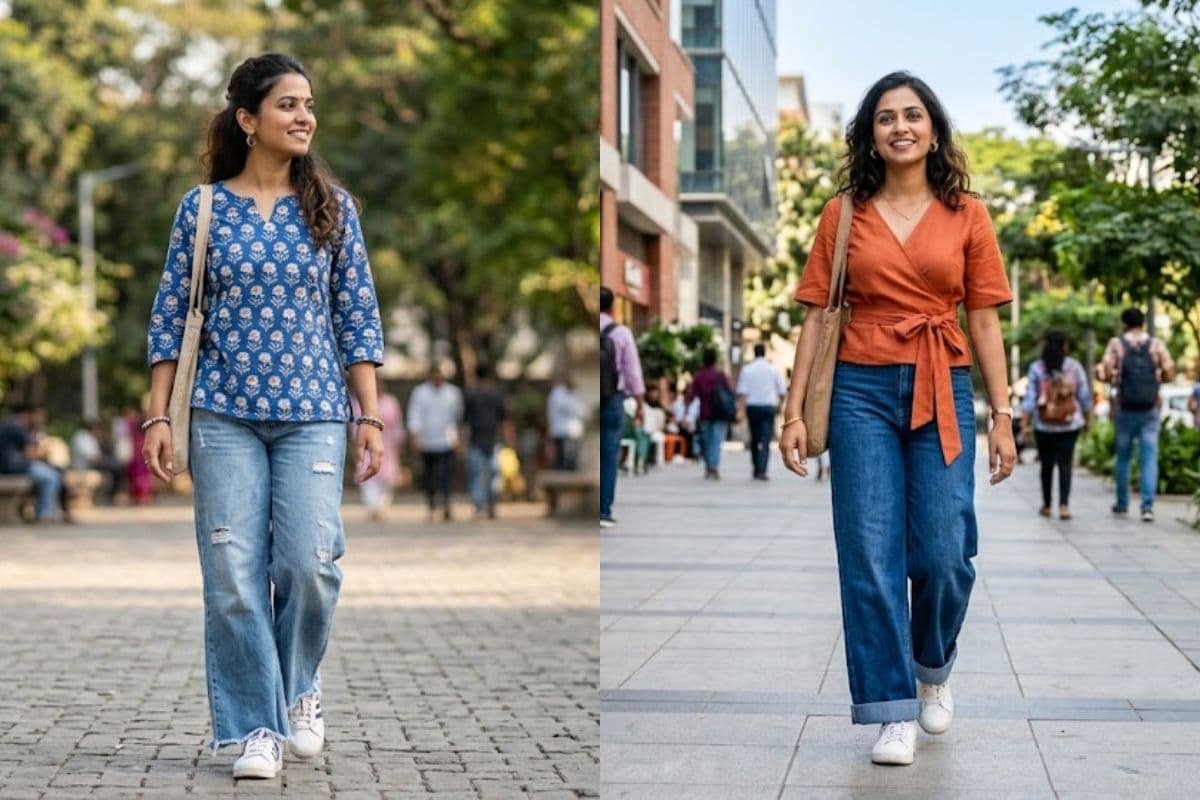वाइड लेग जींस के साथ खूब जचेंगे ये टॉप्स 