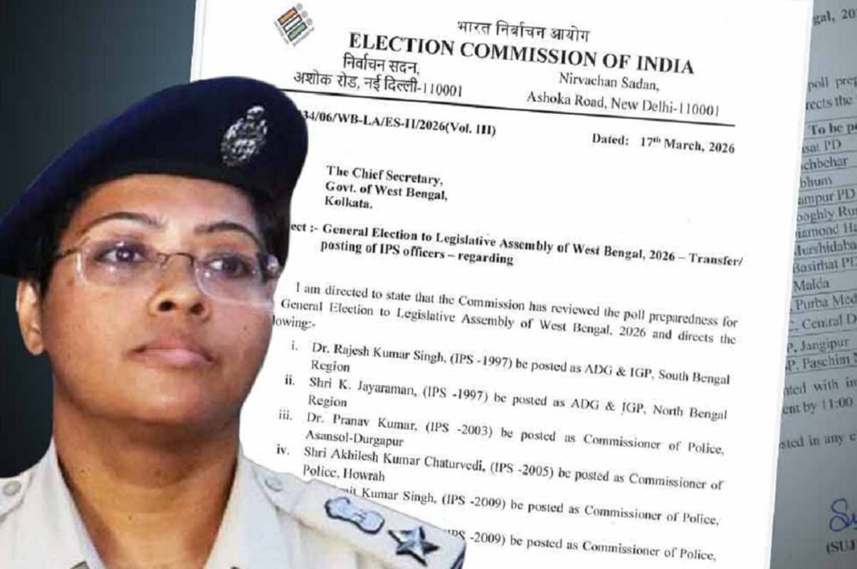 बंगाल में प्रशासनिक फेरबदल, चुनाव आयोग ने 12 जिलों के SP बदले