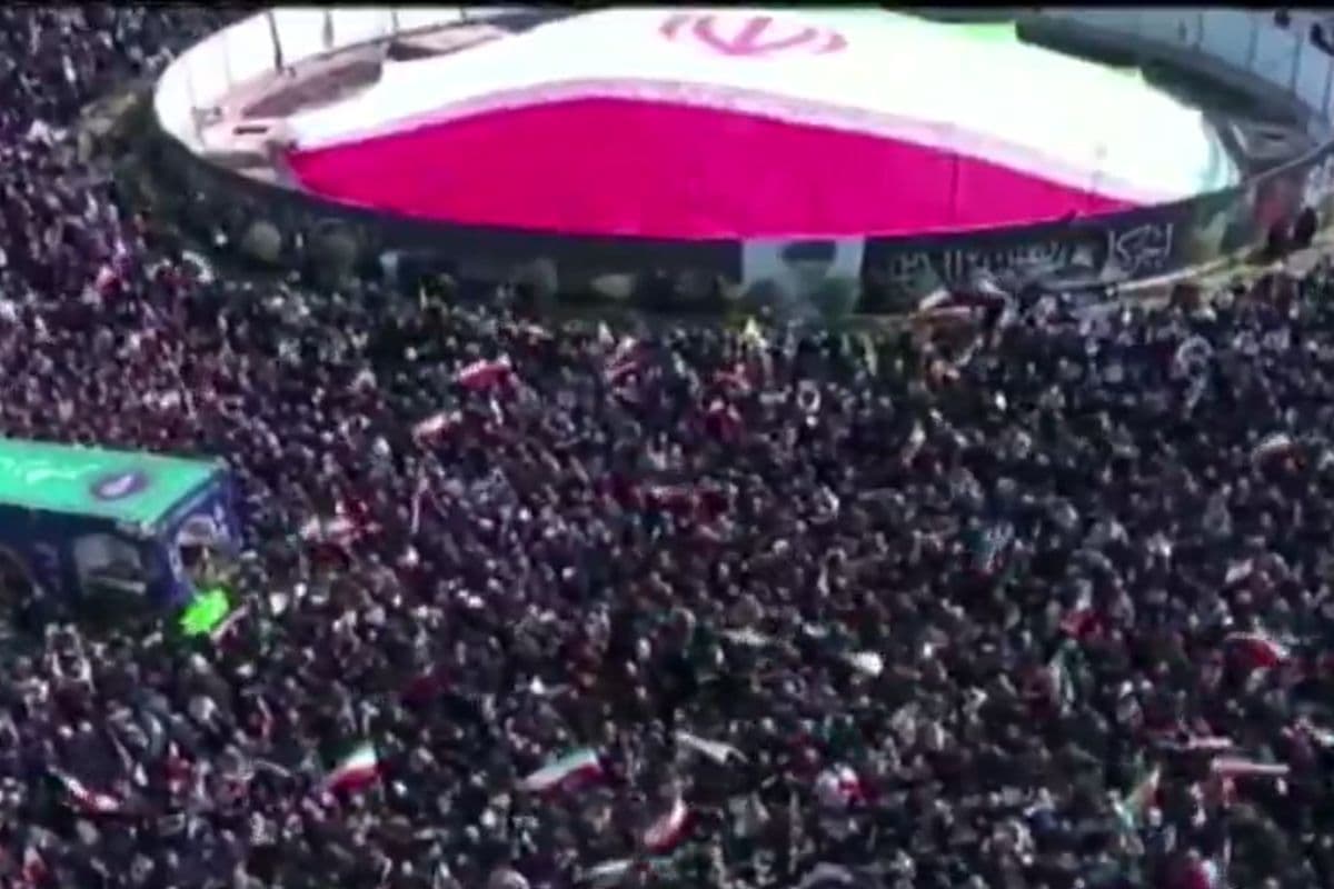 Ali Larijani Funeral procession
