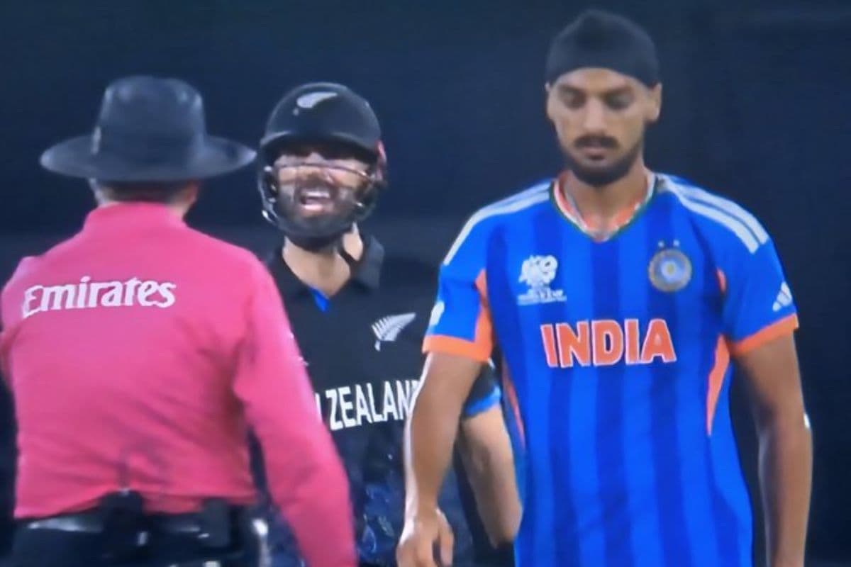 Watch: मैदान पर हुआ बवाल, अर्शदीप सिंह पर भड़क गए डेरिल मिशेल