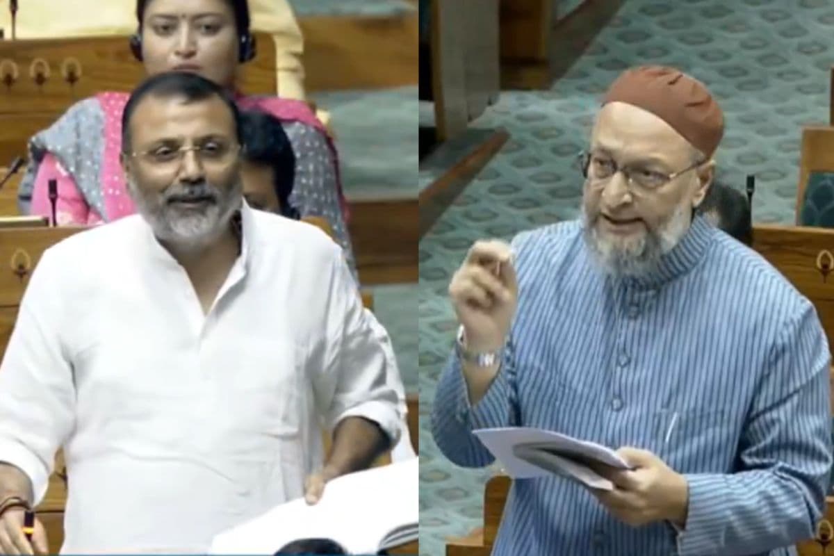 स्पीकर हटाने की बहस में भिड़े ओवैसी-निशिकांत, जगदंबिका पाल की कुर्सी पर उठे सवाल