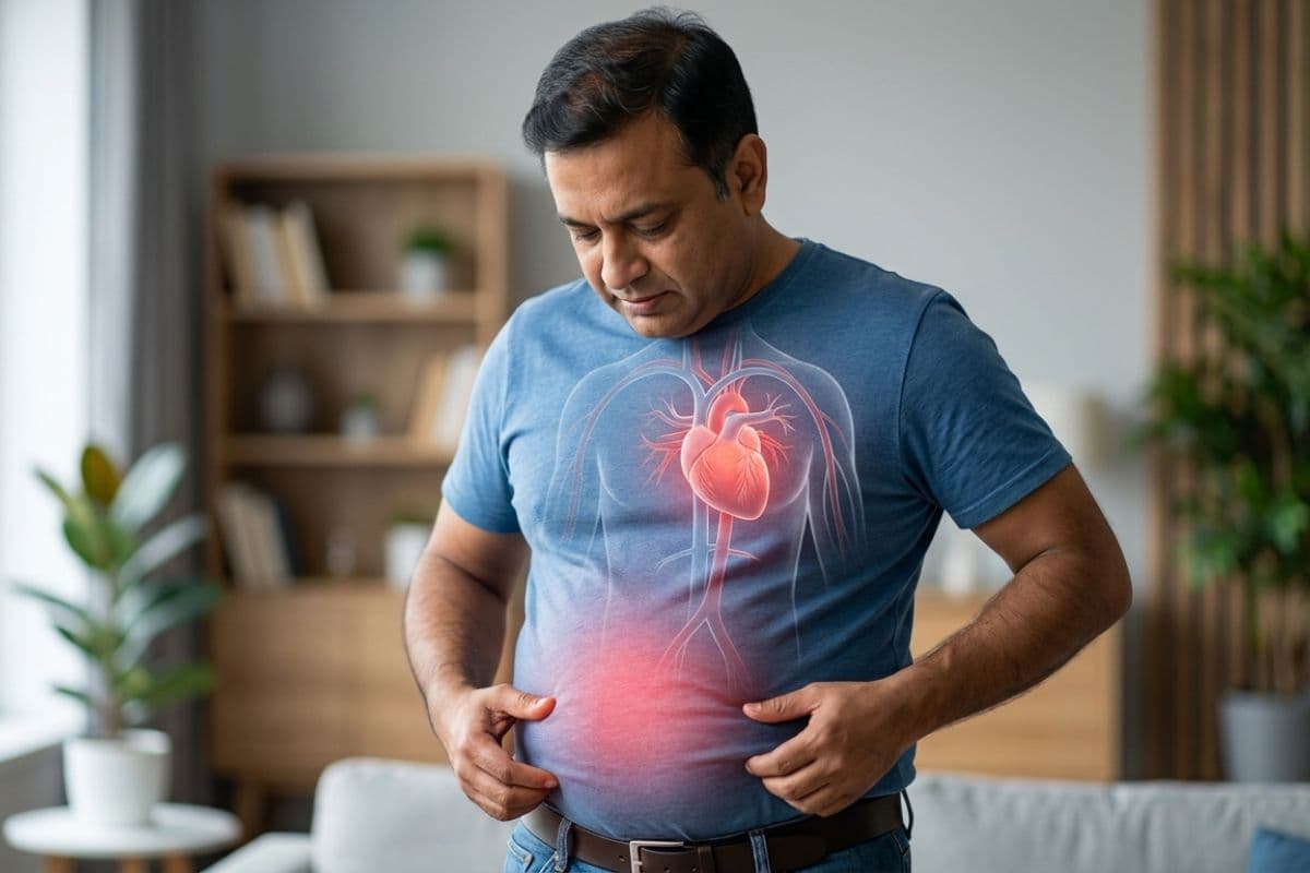 वजन नॉर्मल है फिर भी हार्ट फेलियर का खतरा? नई रिसर्च ने बताया कमर की चर्बी का असली सच