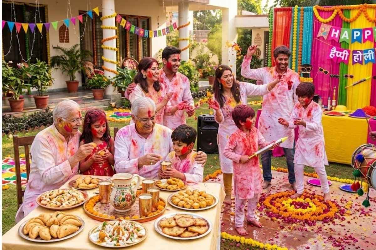 फैमिली के साथ घर पर होली सेलिब्रेशन के बेस्ट आइडियाज