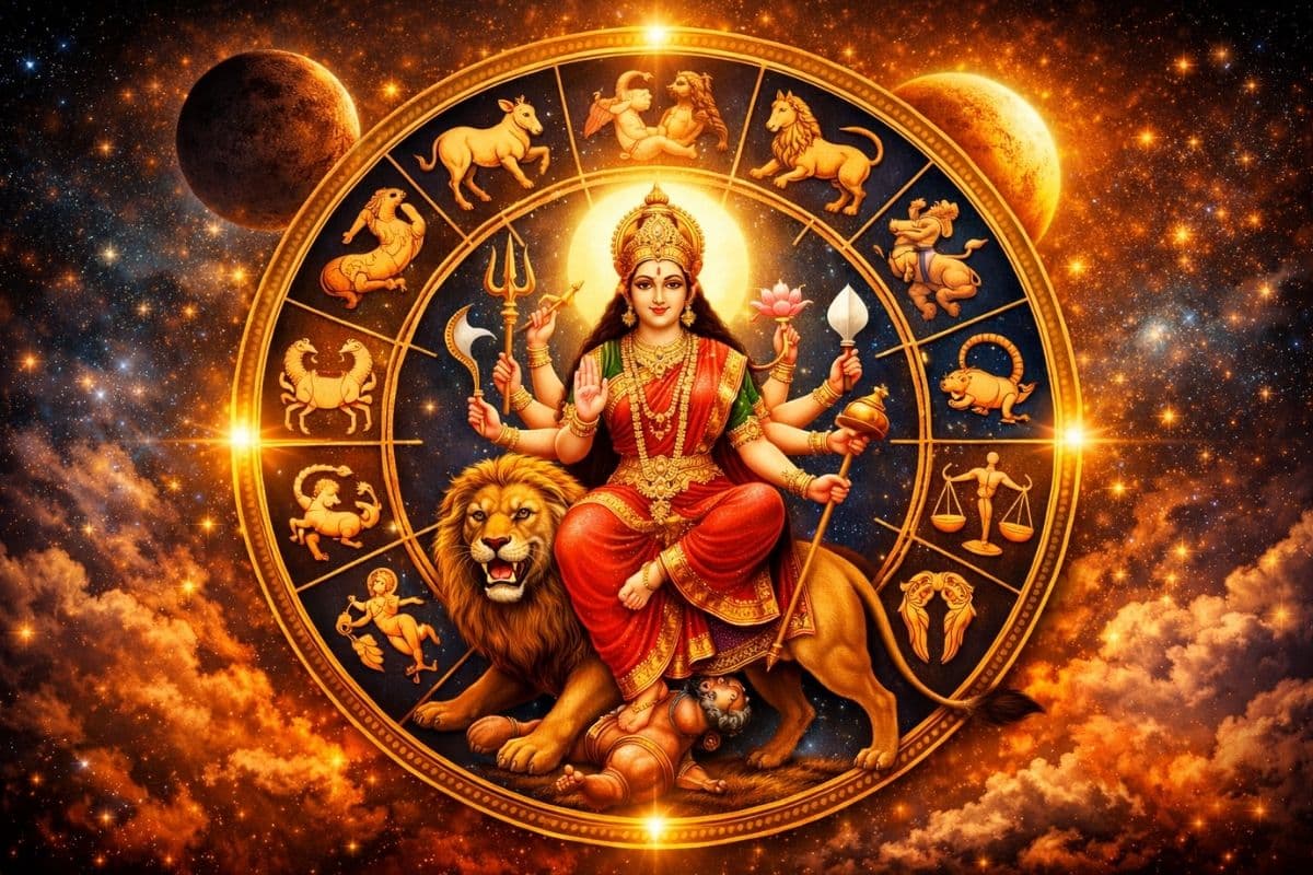 चैत्र नवरात्रि 2026: डोली में सवार होकर आ रही हैं मां दुर्गा, जानें सभी 12 राशियों पर कैसा रहेगा प्रभाव