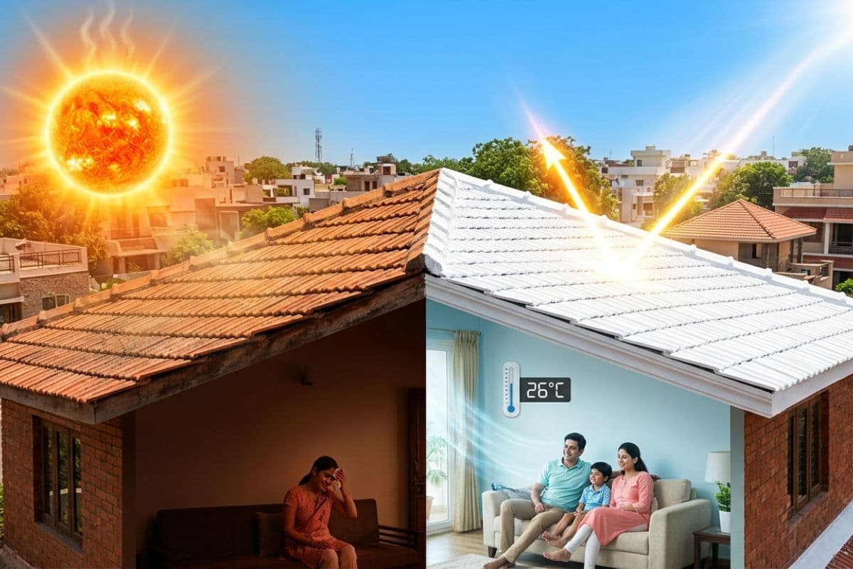 घर की छत पर लगाएं ये खास पेंट, चिलचिलाती गर्मी में भी कमरा रहेगा 5 डिग्री ठंडा