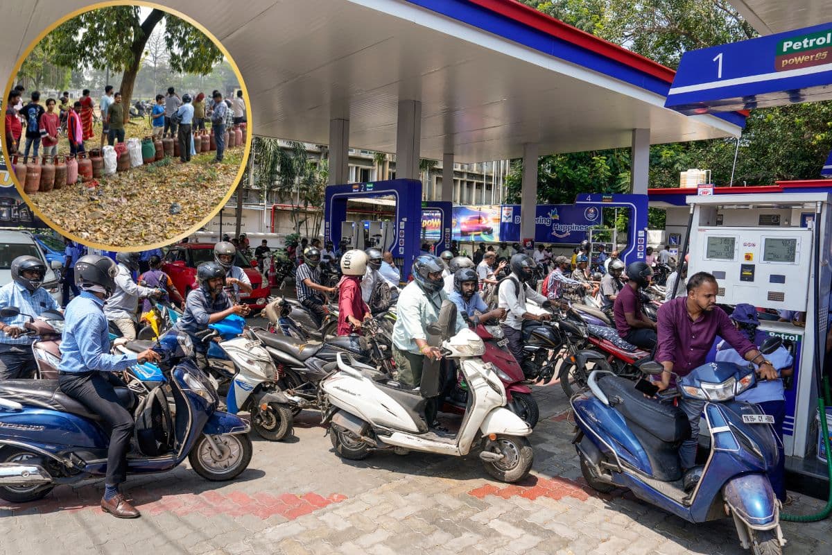 अफवाहों ने बढ़ाई टेंशन! पेट्रोल पंपों और गैस एजेंसियों पर लगी कतारें