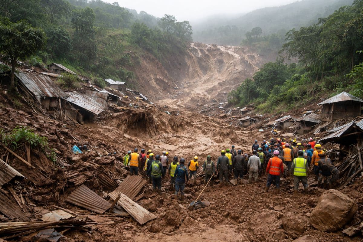 इथियोपिया लैंडस्लाइड: 50 लोगों की मौत, सैकड़ों लापता, कीचड़ में दबे मिले कई शव